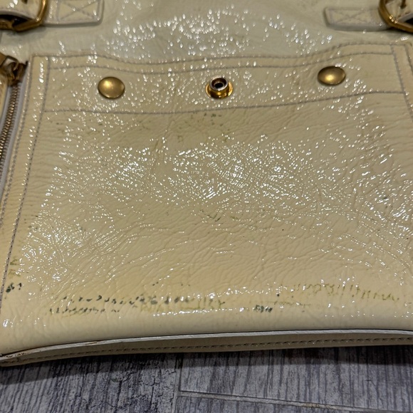 YSL Saint Laurent cream downtown leather Rive Gauche bag - Picture 11 of 11